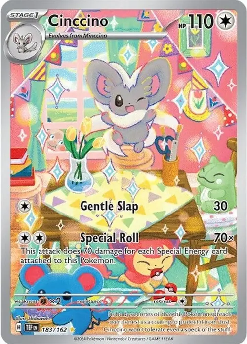 Cinccino - 183/162 card art