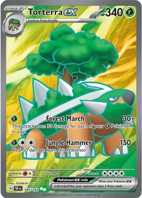 Torterra ex - 185/162 card art