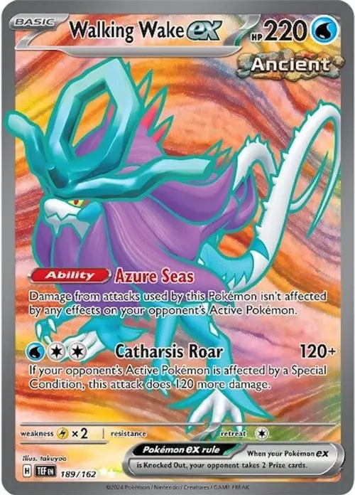 Walking Wake ex - 189/162 card art