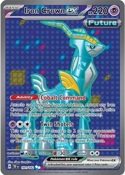 Iron Crown ex - 191/162 card art