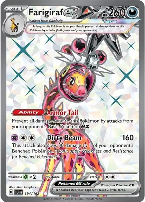Farigiraf ex - 194/162 card art