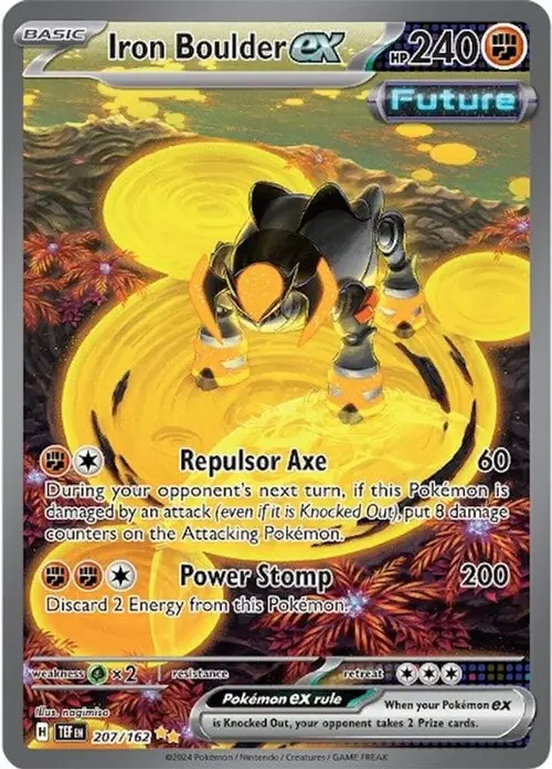 Iron Boulder ex - 207/162 card art