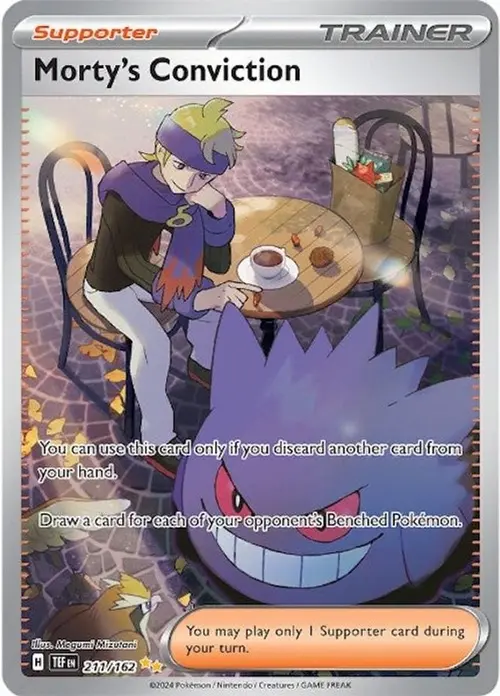 Morty's Conviction - 211/162 card art