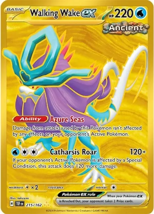 Walking Wake ex - 215/162 card art