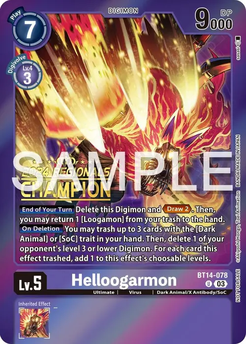 Helloogarmon (2024 Regionals Champion) card art