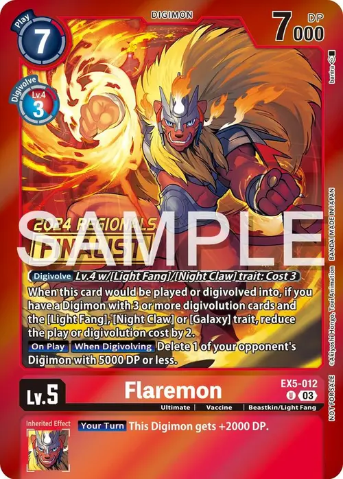 Flaremon (2024 Regionals Finalist) card art