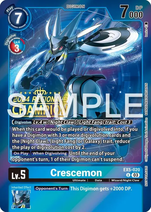 Crescemon (2024 Regionals Champion) card art