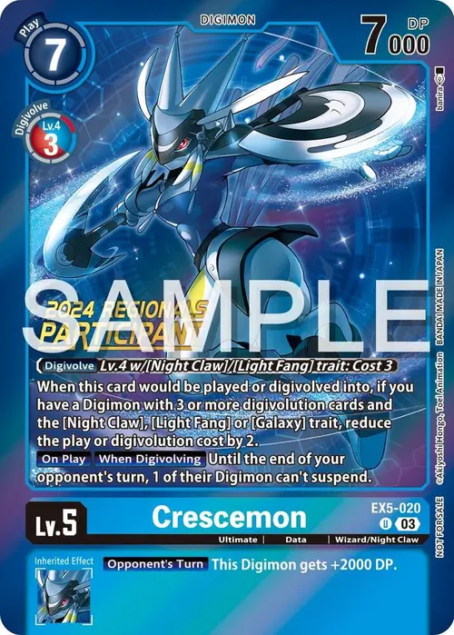 Crescemon (2024 Regionals Participant) card art