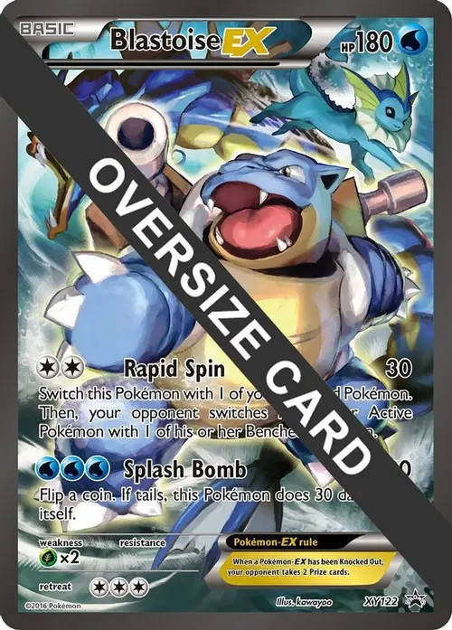 Blastoise EX - XY122 card art
