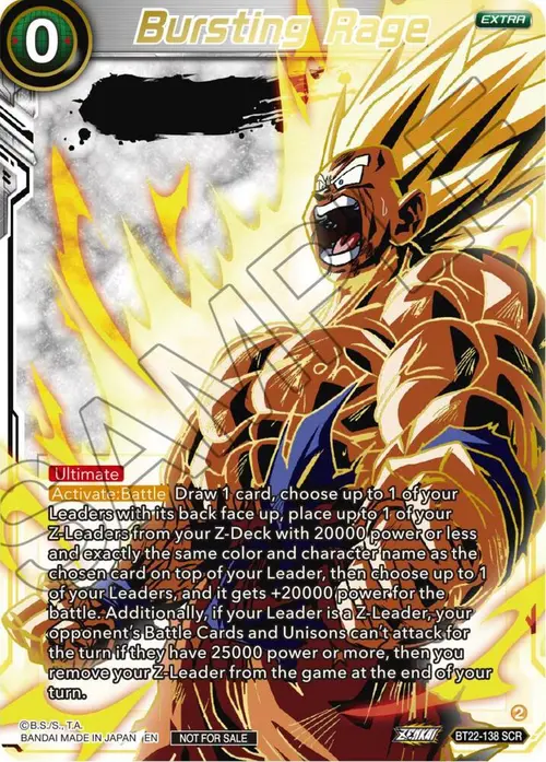 Bursting Rage (Serial Numbered) card art