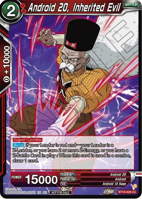 Android 20, Inherited Evil (Deluxe Pack 2024 Vol.1) card art