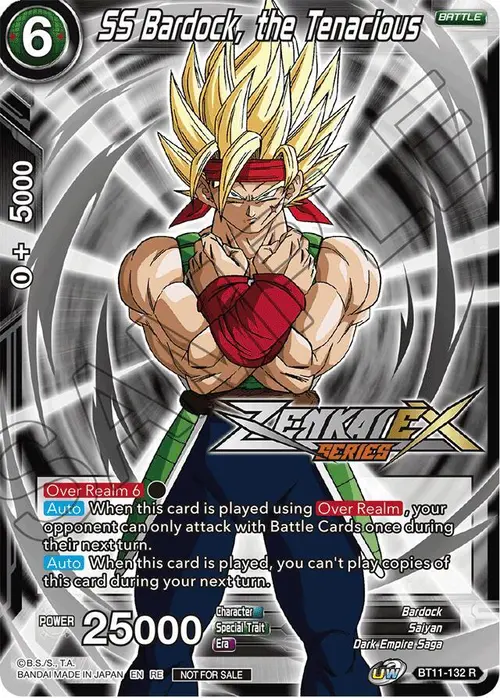 SS Bardock, the Tenacious (Event Pack 14) card art