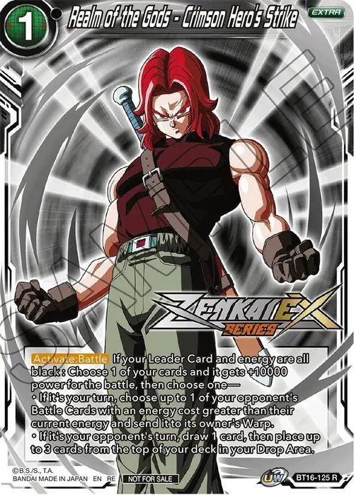 Realm of the Gods - Crimson Hero's Strike (Event Pack 14) card art