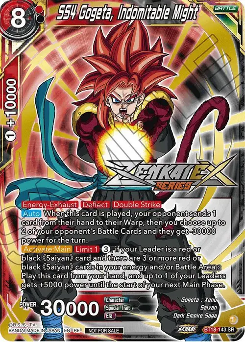 SS4 Gogeta, Indomitable Might (Event Pack 14) card art