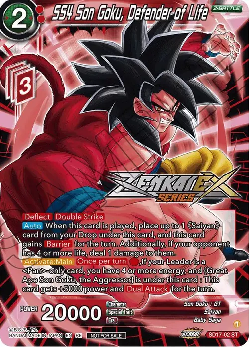 SS4 Son Goku, Defender of Life  (Event Pack 14) card art