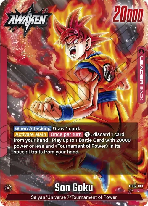 Son Goku card art