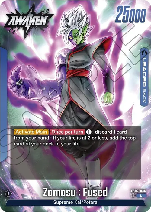 Zamasu : Fused card art