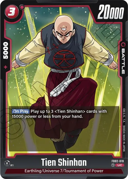 Tien Shinhan card art