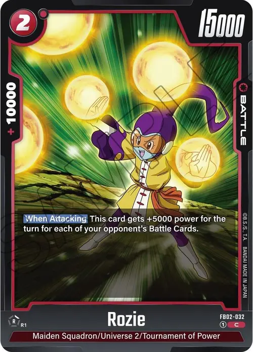 Rozie card art