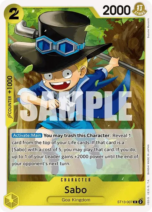 Sabo (007) card art