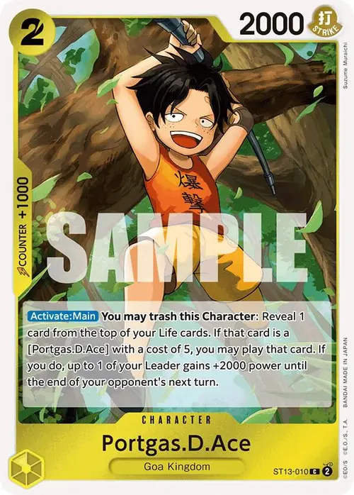 Portgas.D.Ace (010) card art