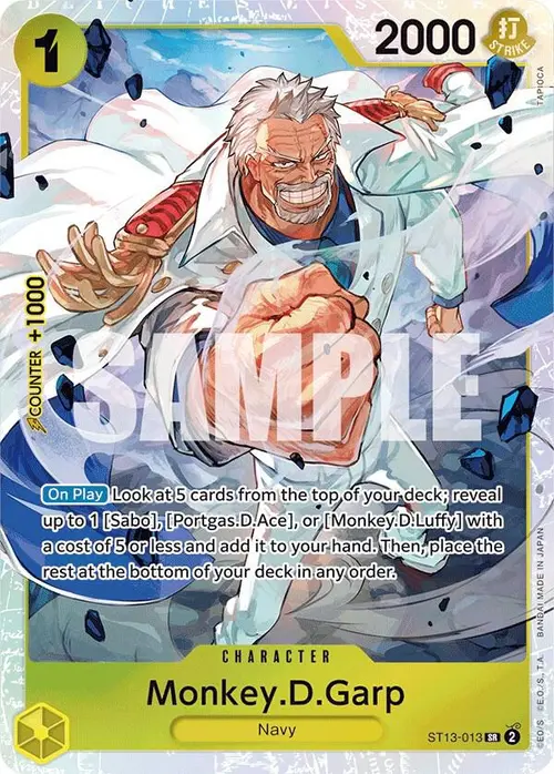Monkey.D.Garp card art