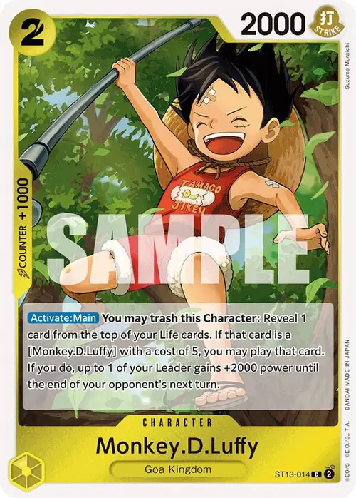 Monkey.D.Luffy (014) card art