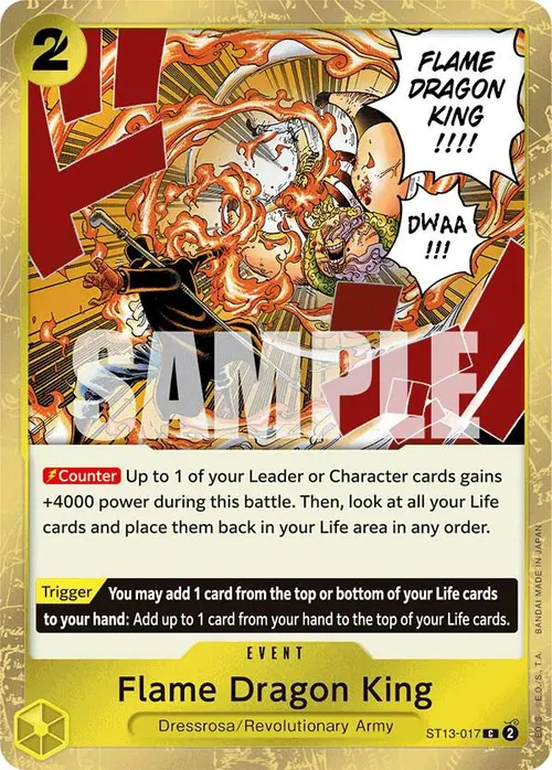 Flame Dragon King card art