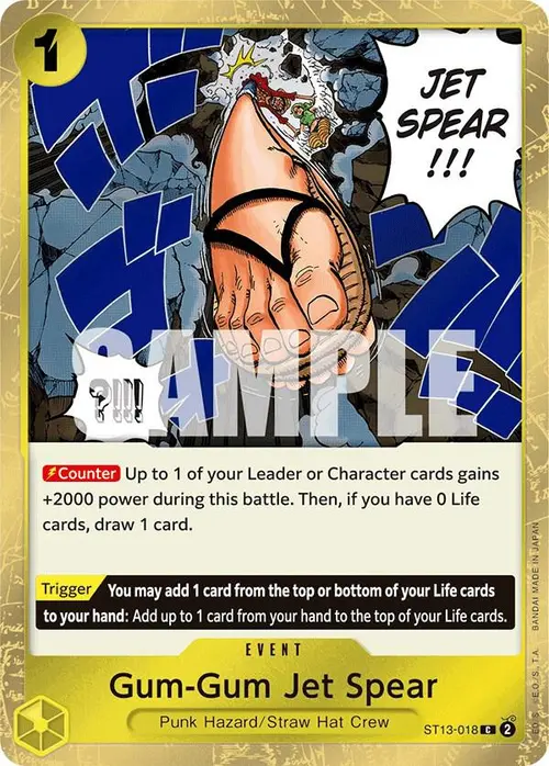 Gum-Gum Jet Spear card art