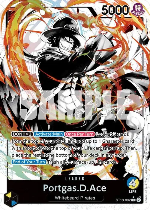 Portgas.D.Ace (002) (Parallel) card art