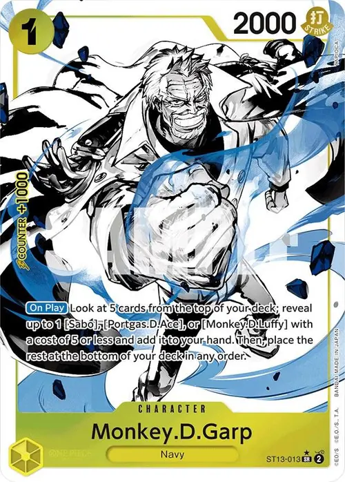 Monkey.D.Garp (Parallel) card art