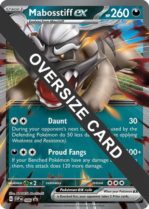 Mabosstiff ex - Jumbo Card card art