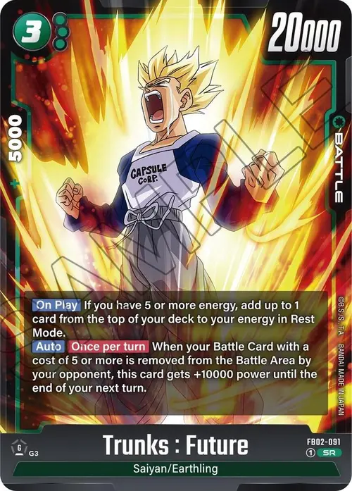 Trunks : Future card art