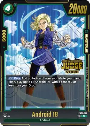 Android 18 (Judge Pack (Store Judge) 01) card art