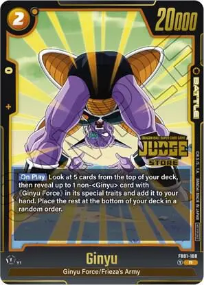 Ginyu (Judge Pack (Store Judge) 01) card art