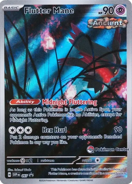 Flutter Mane - 097 (Pokemon Center) card art