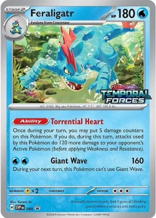 Feraligatr - 089 (Prerelease) card art