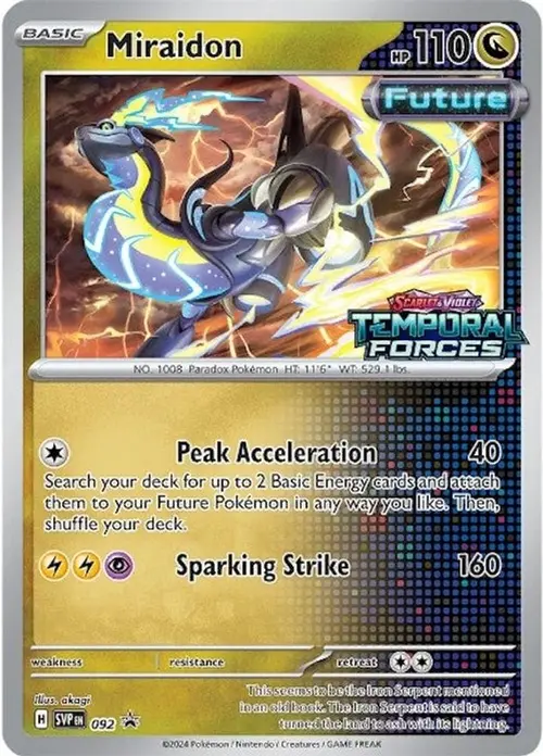 Miraidon - 092 (Prerelease) card art
