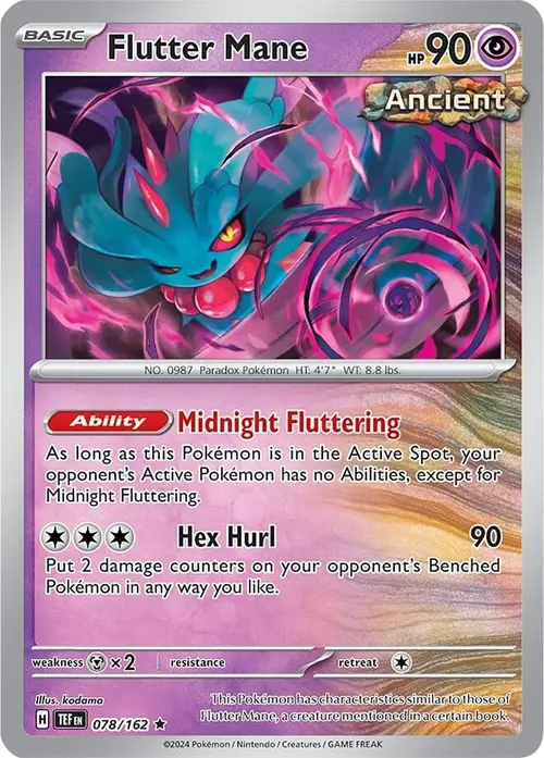 Flutter Mane card art