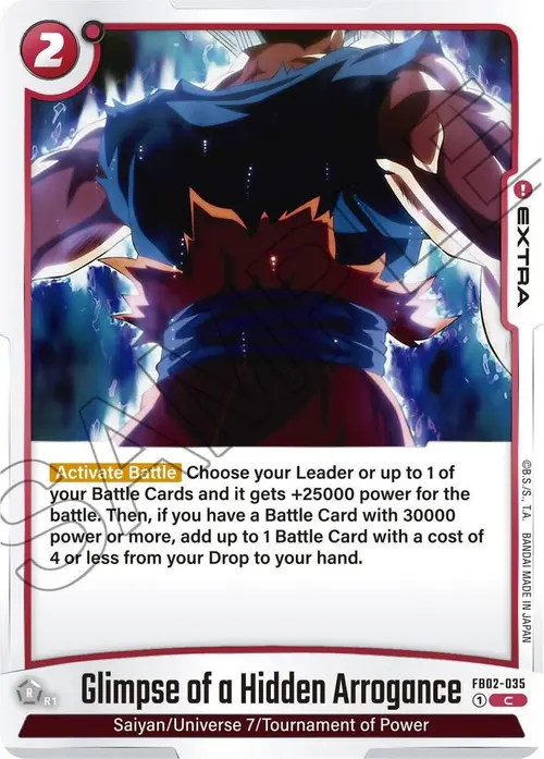 Glimpse of a Hidden Arrogance card art