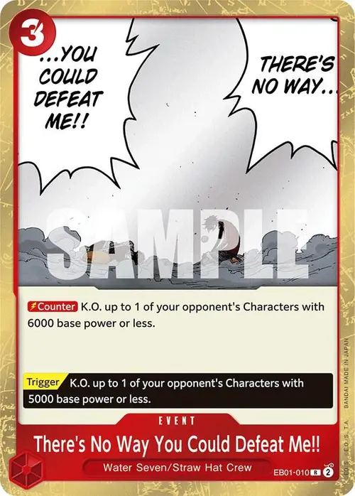 There's No Way You Could Defeat Me!! card art