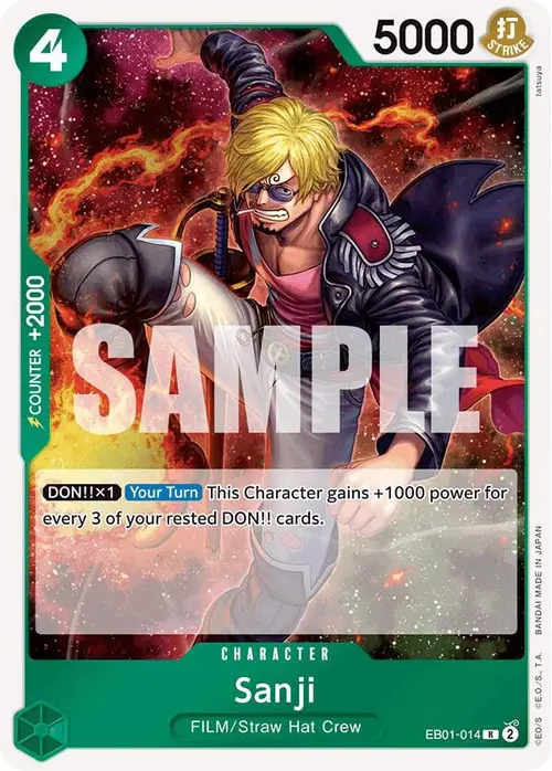 Sanji card art