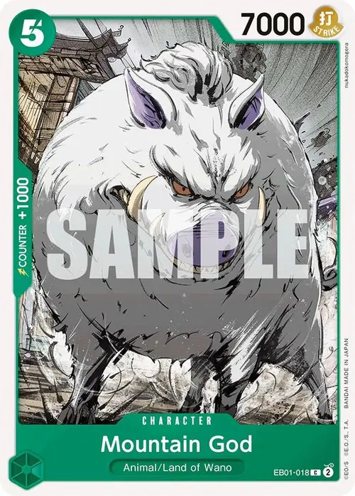 Mountain God card art