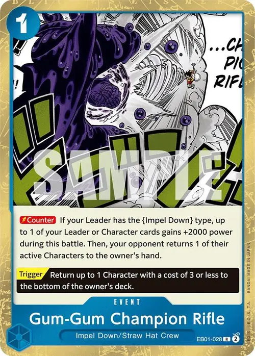Gum-Gum Champion Rifle card art