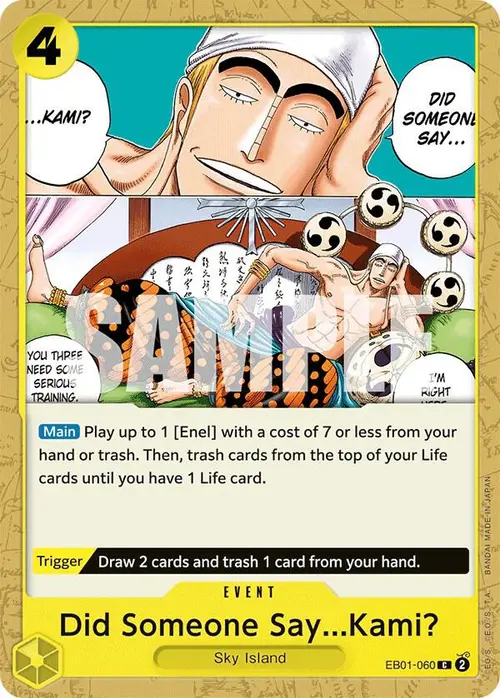 Did Someone Say...Kami? card art