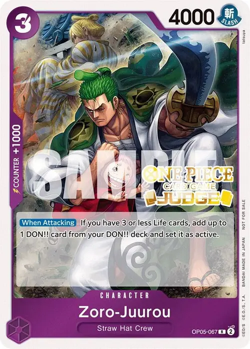 Zoro-Juurou (Judge Pack Vol. 3) card art