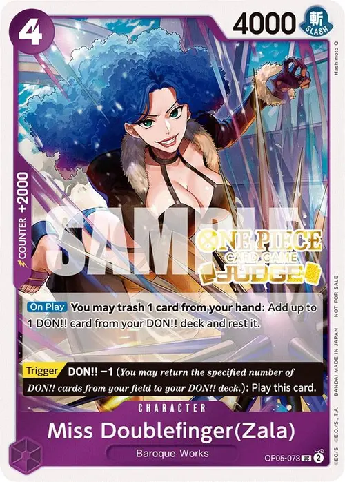 Miss Doublefinger(Zala) (Judge Pack Vol. 3) card art