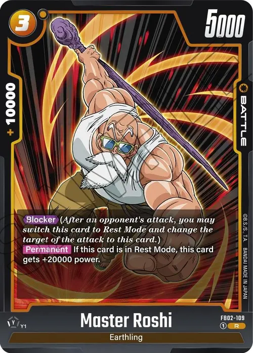 Master Roshi card art