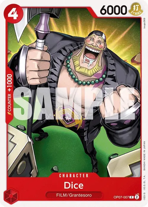 Dice card art