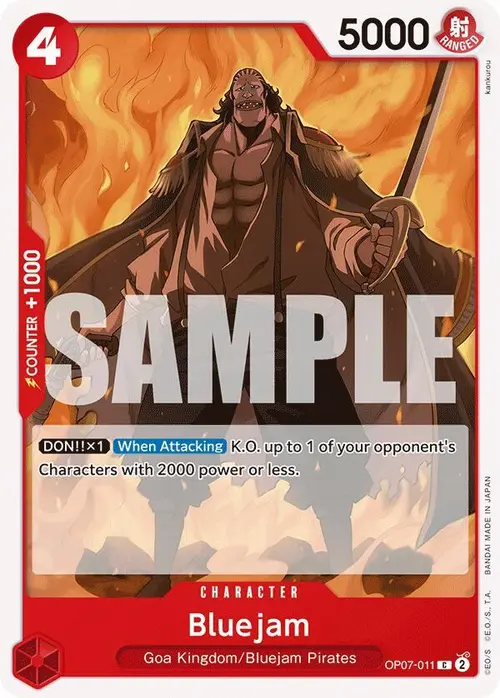 Bluejam card art